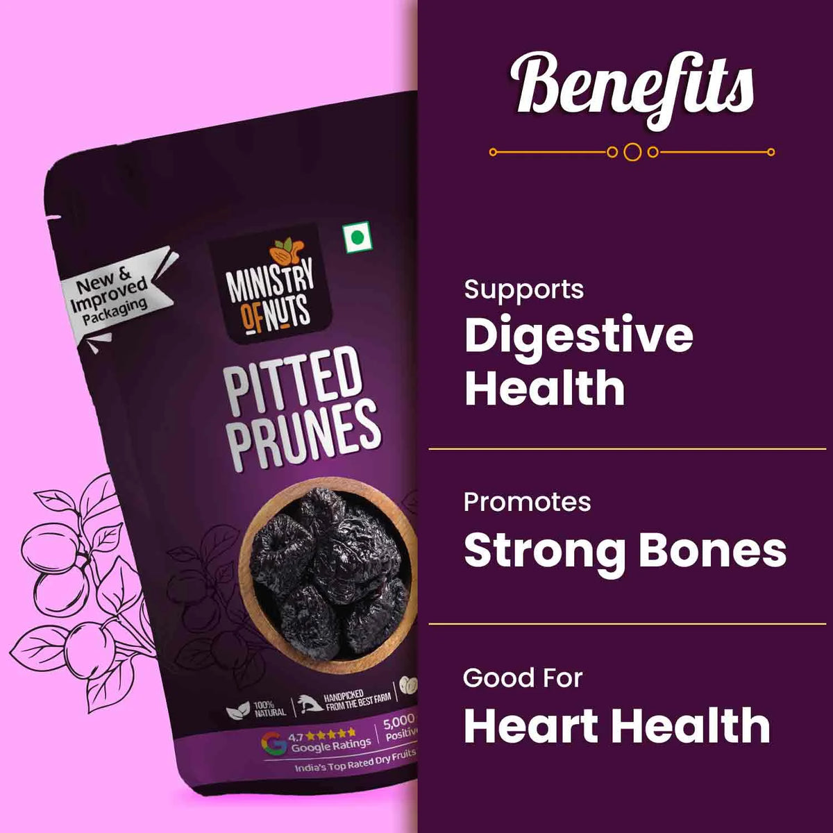 Eat Prunes Dried Prunes Good For Constipation Ministry Of Nuts