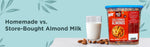 Homemade Vs. Store-Bought California Almonds Milk
