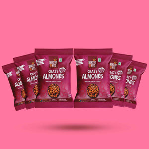 Pack Of 6 Crazy Almond Himalayan Pink Salt 120g