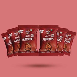 Pack Of 6 Crazy Almond peri peri Flavoured 120g