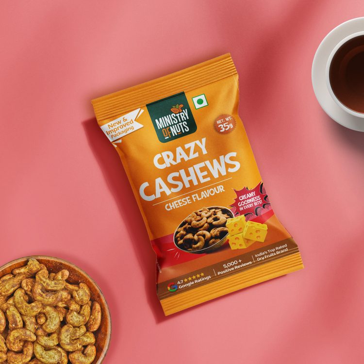 Buy Cheese Flavour Crazy Cashews Online In India At The Best Price In India