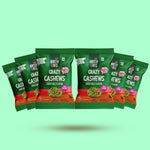 Pack Of 6 Crazy Cashews Green Chilli Flavour 210g  | Roasted & Flavoured