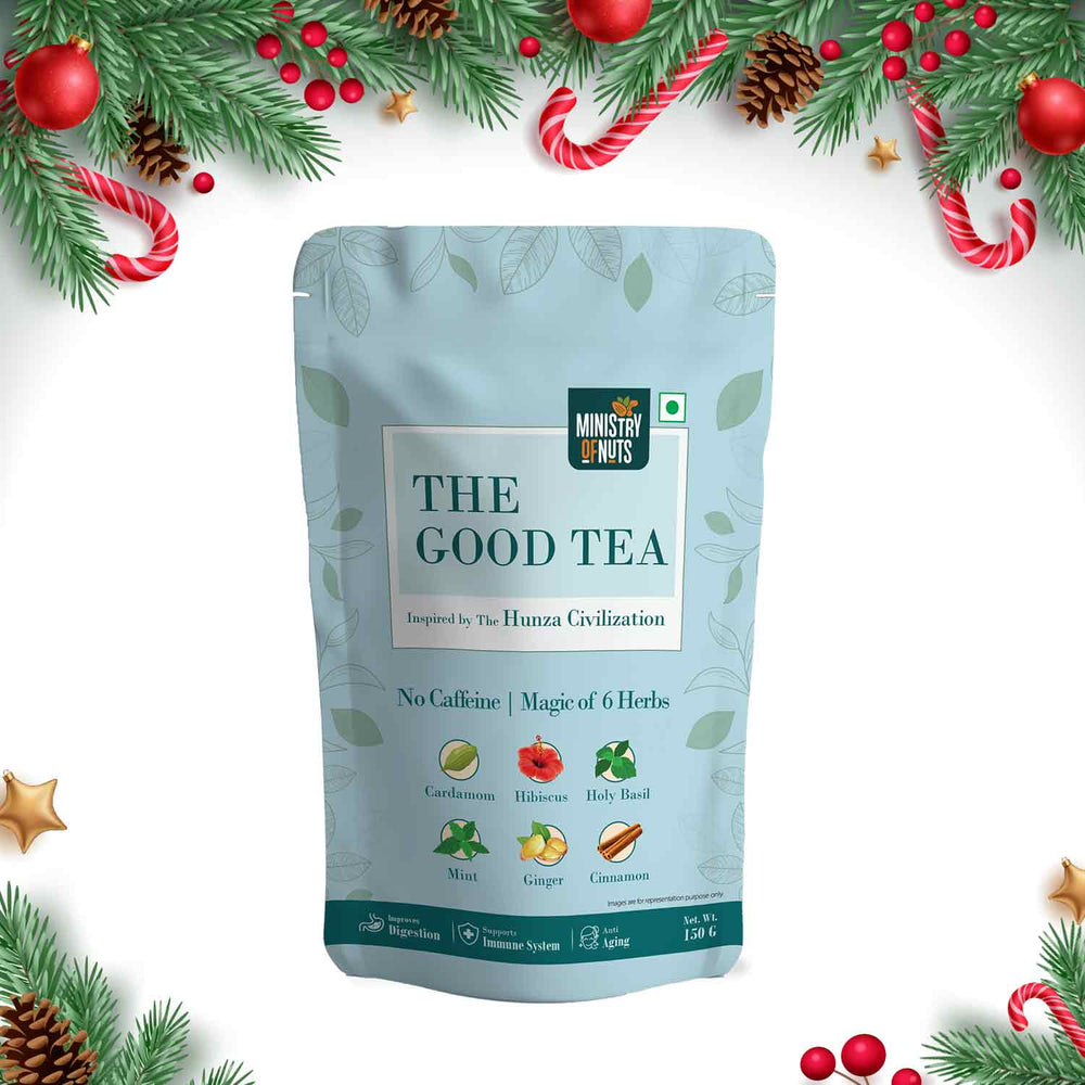 The Good Tea - Hunza Tea | 6 Herbs & No caffeine | 150 Grams