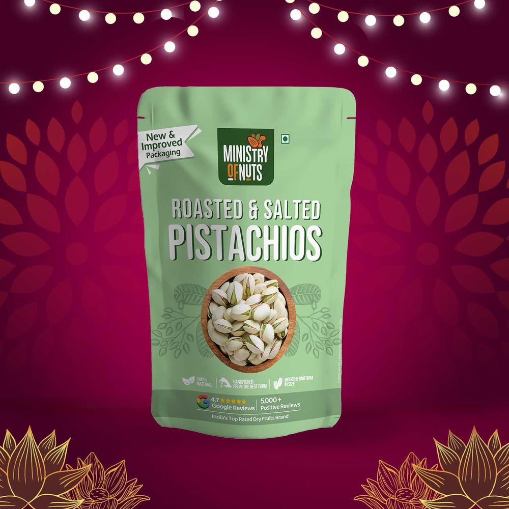 Ministry Of Nuts Roasted & Salted Pistachios I Pista Nuts