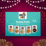 Family Pack of 5 Premium Dry Fruits I Blue I 750g I Combo Pack