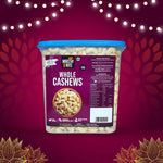 Premium Cashews 1 KG (Whole Cashews/Kaju) FREE Container