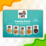 Family Pack of 5 Premium Dry Fruits I Blue I 750g I Combo Pack