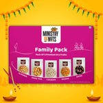 Family Pack of 5 Premium Dry Fruits I Magenta I 750g I Dry Fruits Box