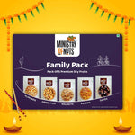 Family Pack of 5 Premium Dry Fruits I Purple | 750g | Gift Pack