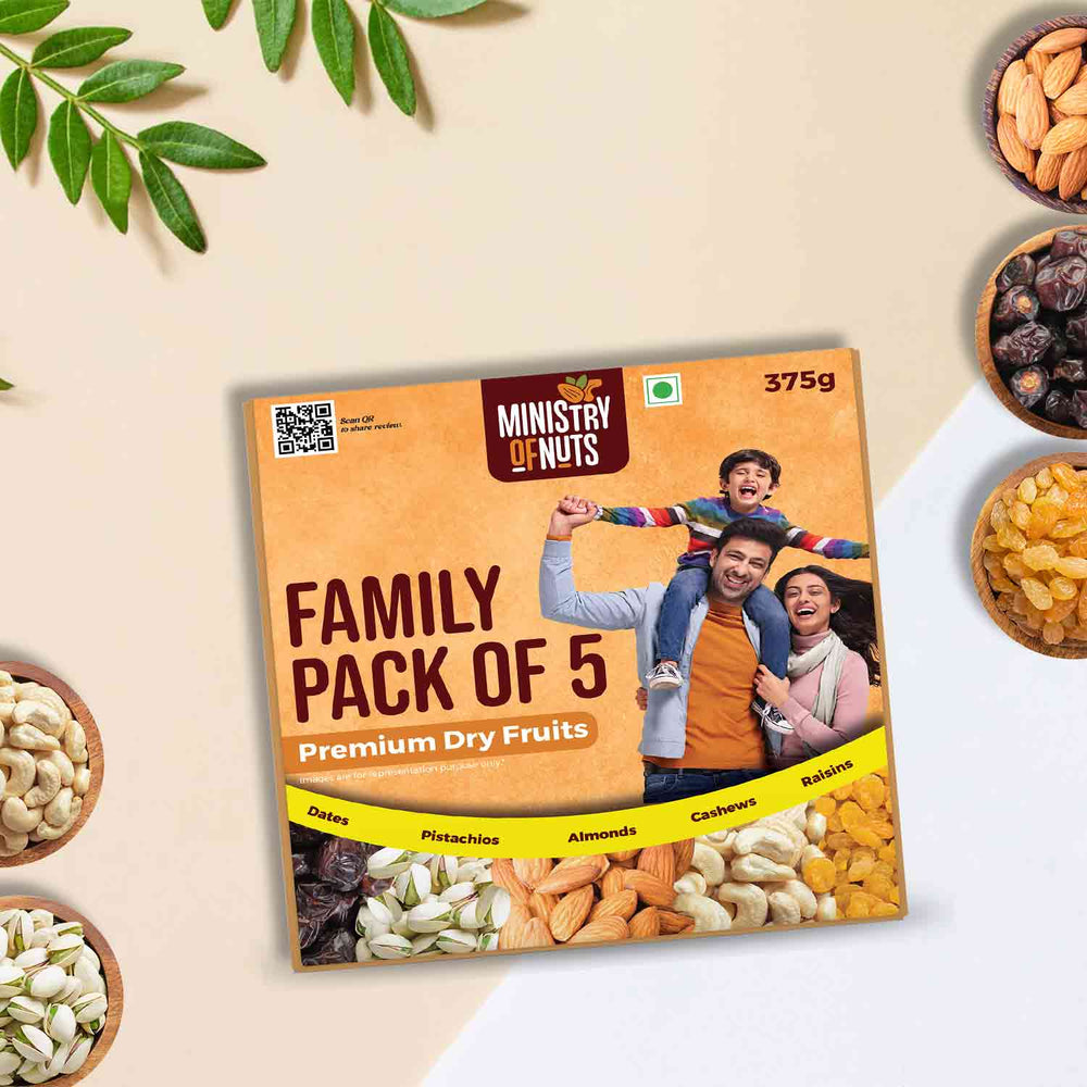 Pack Of 1 - Family Pack Of 5 Premium - 1 x 375g with Rakhi Red Sleeves