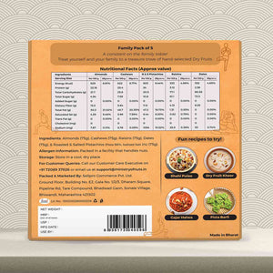Pack Of 1 - Family Pack Of 5 Premium - 1 x 375g with Rakhi Orange Sleeves