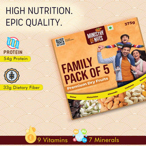 Pack Of 1 - Family Pack Of 5 Premium - 1 x 375g with Rakhi Red Sleeves