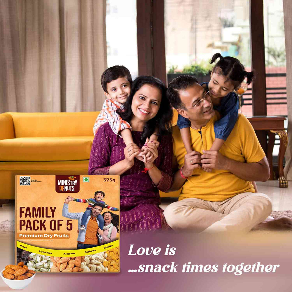 Pack Of 1 - Family Pack Of 5 Premium - 1 x 375g with Rakhi Red Sleeves