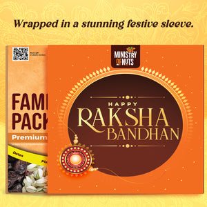 Pack Of 1 - Family Pack Of 5 Premium - 1 x 375g with Rakhi Orange Sleeves