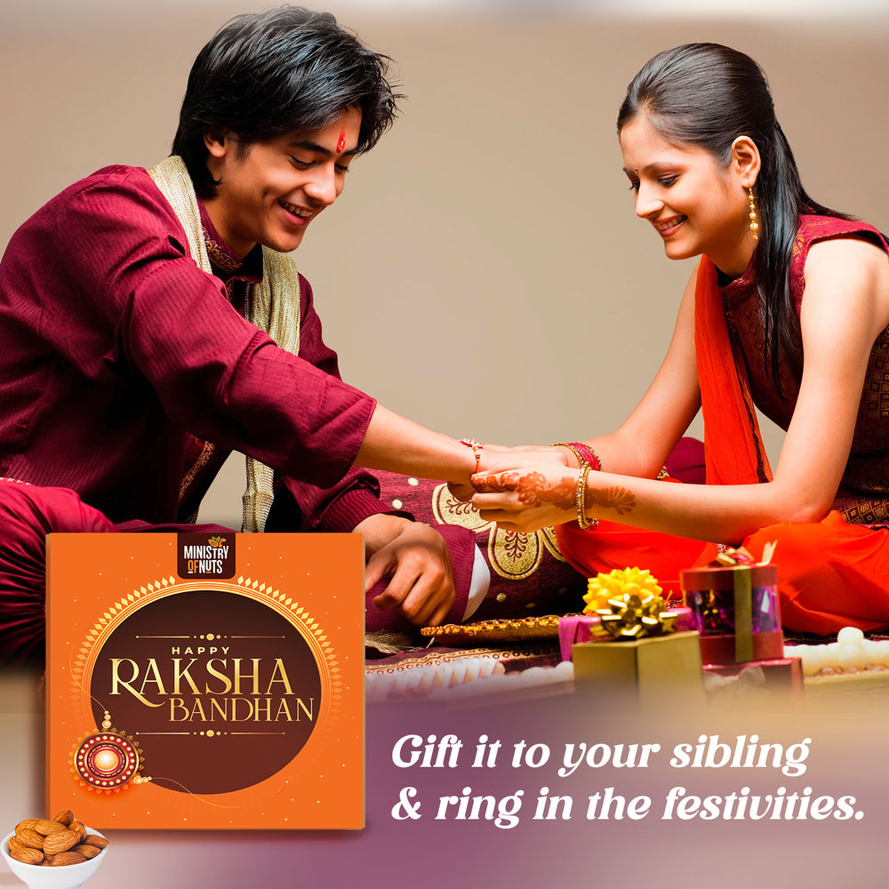 Pack Of 1 - Family Pack Of 5 Premium - 1 x 375g with Rakhi Orange Sleeves