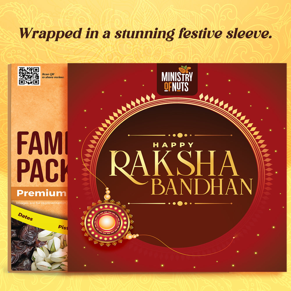Pack Of 1 - Family Pack Of 5 Premium - 1 x 375g with Rakhi Red Sleeves