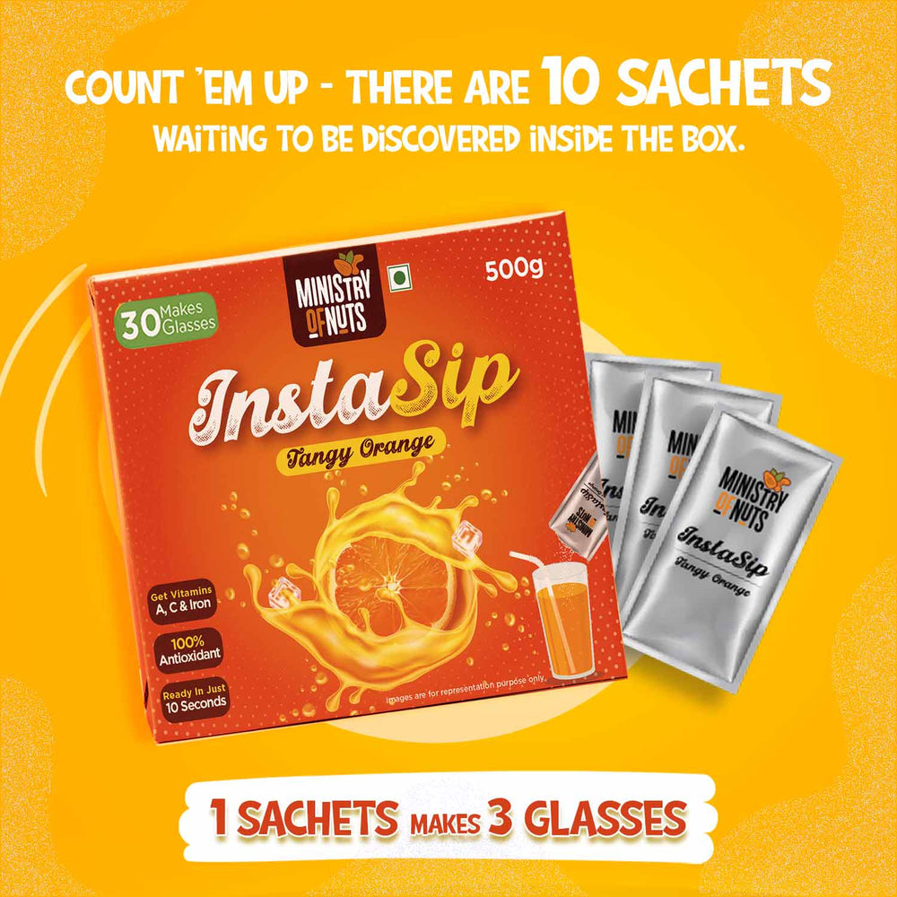 Water flavouring powder with 10 sachets