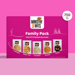 Family Pack of 5 Premium Dry Fruits I Magenta I 750g I Dry Fruits Box