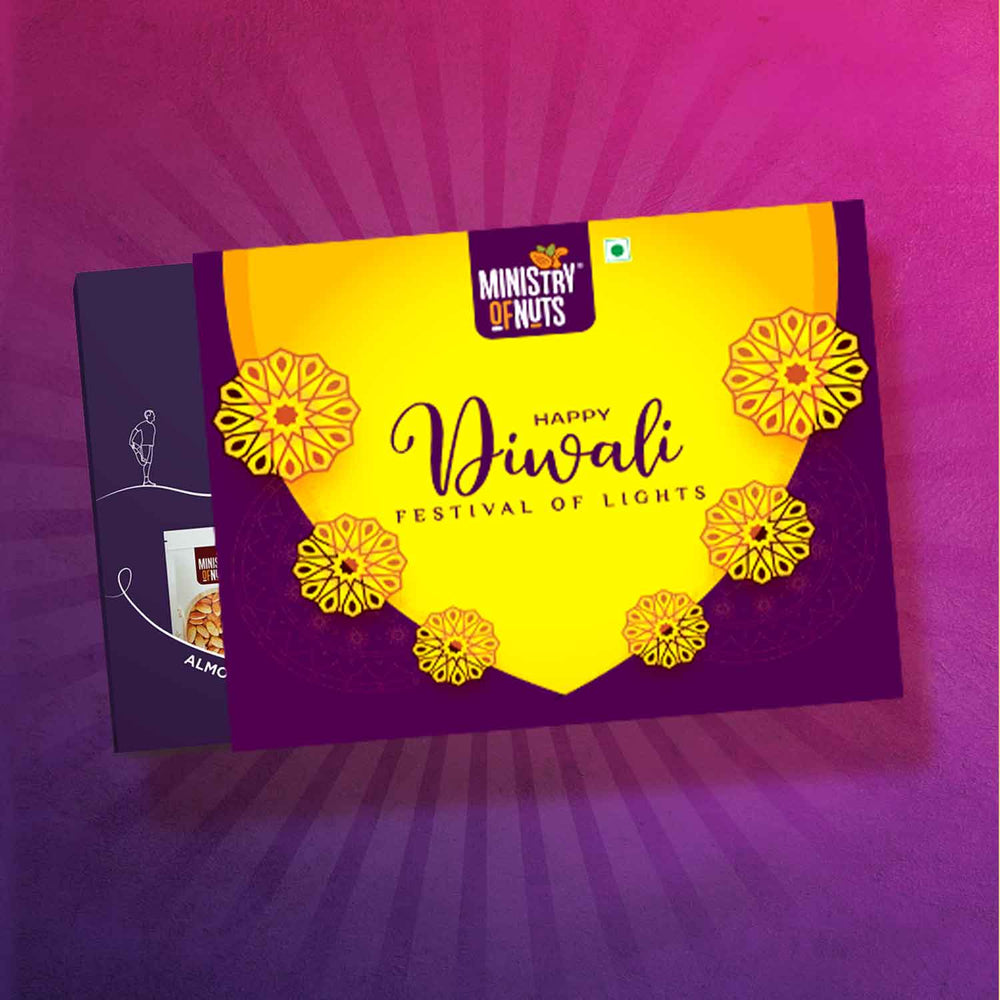 Family Pack of 5 Premium Dry Fruits I Purple | 750g with Purple Chakra Sleeves.