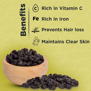 Pack Of 5 Black Raisins (100g), Dates (200g),  Seedless Raisins (200g), Cranberries (100g), Roasted & Salted Pista (150g) (CB2)