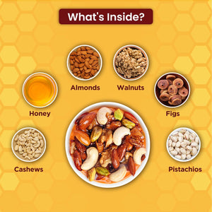 What's Inside Honey Dry Fruits?