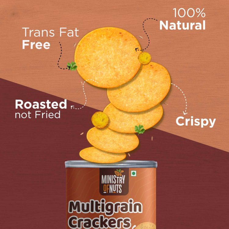 
            
                Load image into Gallery viewer, Multigrain Crackers Mathri Flavour  (140g)
            
        