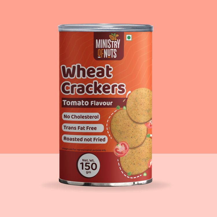 
            
                Load image into Gallery viewer, Wheat Crackers Tomato Flavour - (150g)
            
        