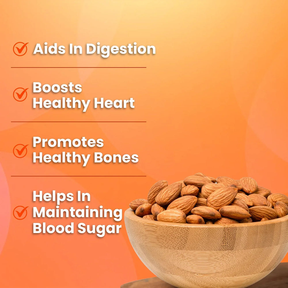 W (FEB11) Premium California Almonds 1 KG &  Multigrain Crackers Mathri Flavour