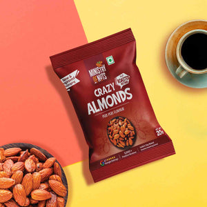 Pack Of 6 Crazy Almond peri peri Flavoured 120g