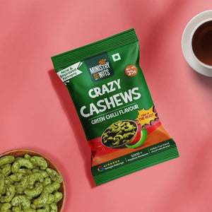 Buy Green Chilli Flavour Cashews Online At The Best Price In India