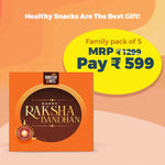 Pack Of 1 - Family Pack Of 5 Premium - 1 x 375g with Rakhi Orange Sleeves