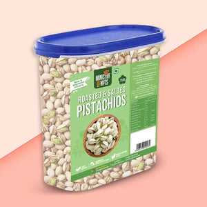 Roasted & Salted Pistachios 750 Grams (Pista) | FREE Container(B)