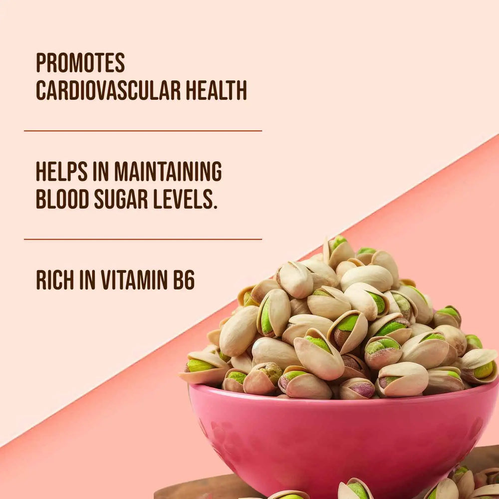 Roasted & Salted Pistachios 750 Grams (Pista) | FREE Container(P)