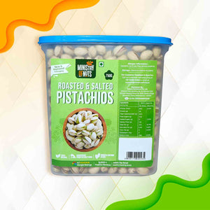 Roasted & Salted Pistachios 750 Grams (Pista) | FREE Container