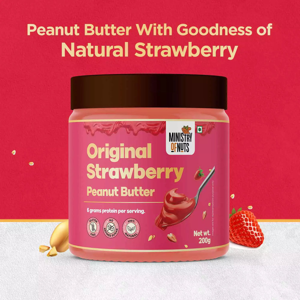 
            
                Load image into Gallery viewer, (CP) Original Strawberry Peanut Butter - 1 x 200g
            
        