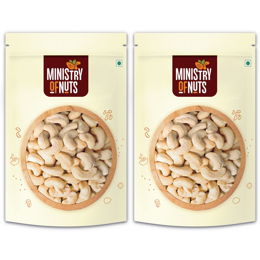 Pack of 2 Whole Cashew Nuts 400g
