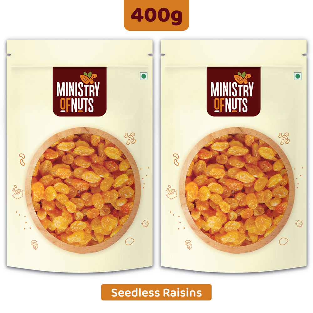Pack of 2 Seedless Raisins 400g