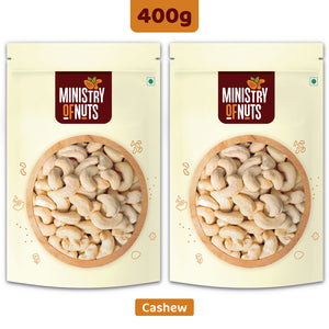 
            
                Load image into Gallery viewer, Pack of 2 Whole Cashew Nuts 400g
            
        