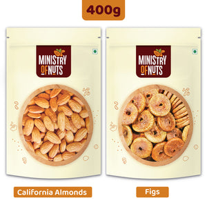 California Almonds & Dried Figs (400g)