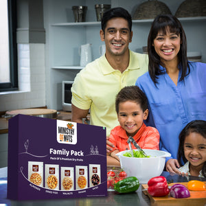 Family Pack of 5 Premium Dry Fruits I Purple | 750g