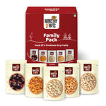 Family Pack of 5 Mini Premium Dry Fruits - California Almonds 50g, California Pistachios 50g Whole Cashew Nuts 50g, Seedless Raisins 50g & Omani Dates 50g Total 250G (#O_PO5MIN499_TB)